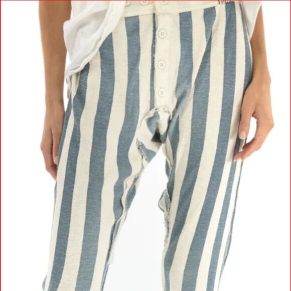 Magnolia Pearl Knit Jersey Whistlestop Underjohns - Blue - Picture 2 of 12